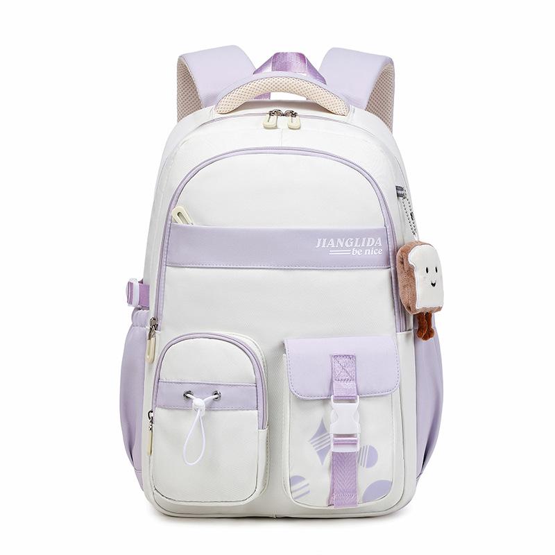 2024 Korean Style Large-Capacity Multifunctional Backpack for High School & University Girls