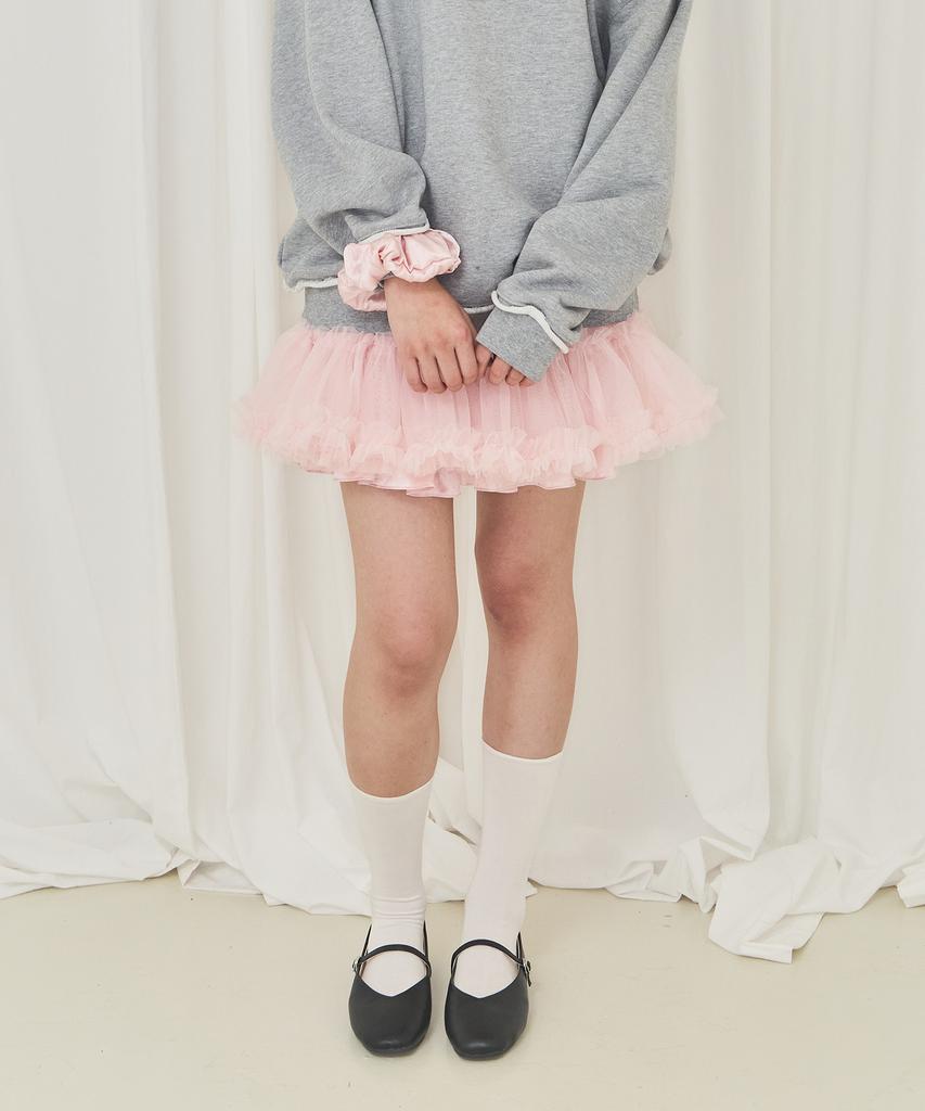 Alkialka Dot Tutu Skirt (Light Pink)