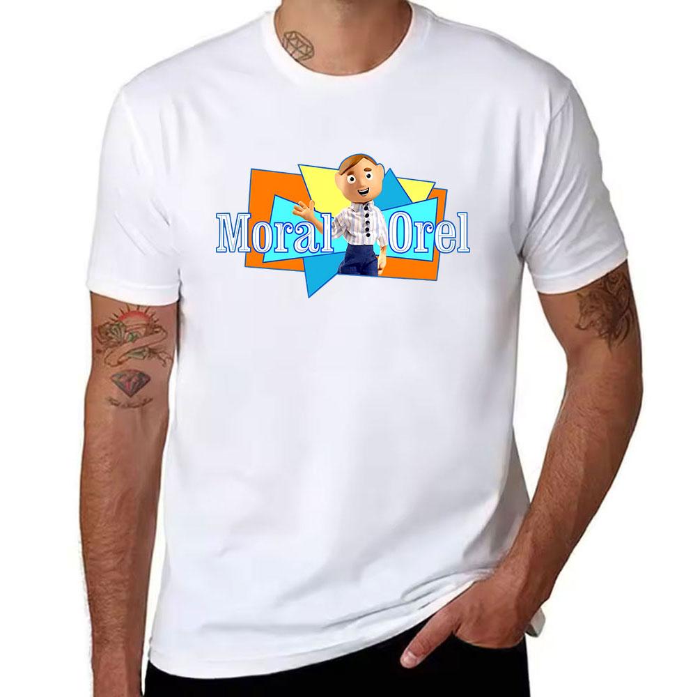Unisexs Cotton TShirt Moral Orel Graphic Print Casual Short Sleeve Tee for Animation Fans