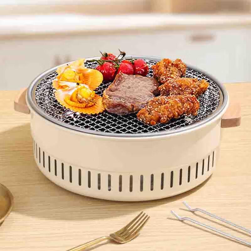 Feitule WL0102 4-in-1 Split Charcoal Grill