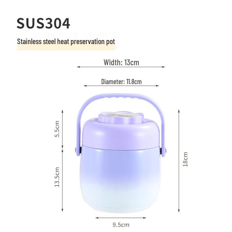 Multi-Layer Insulated Stainless Steel Bento Lunch Box