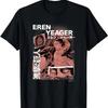 Attack On Titan Eren Yeager Japanese Manga Collage Portrait T-Shirt Graphic T Shirts Anime Men Clothing