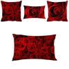 Elegant Romantic Rose Pillowcases In Soft Polyester Perfect For Home Decor And Comfort