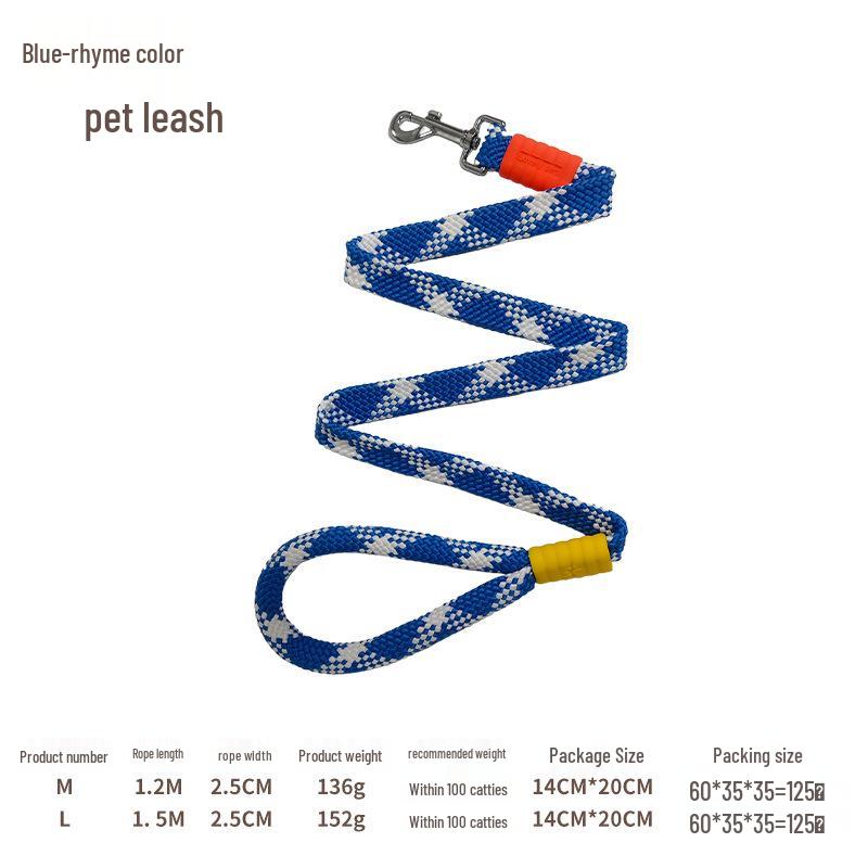 

Creative Nylon Braided Dog Walking Leash for Medium & Large Dogs 1.5 meters * 2.5 cm