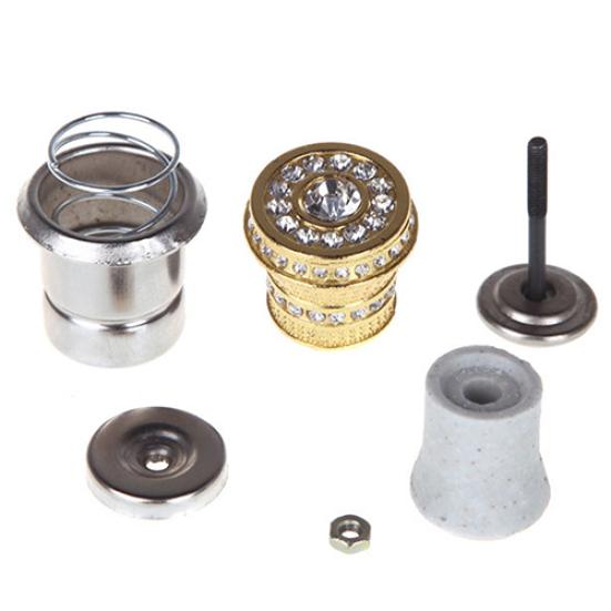 Bling Rhinestone Inlaid Auto Car Iron Cigarette Socket Lighter 12V Luxury Lgnition