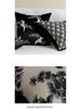 Oriental Pine Crane & Bamboo Embroidered Cushion Set – Chinese Style Sofa Décor