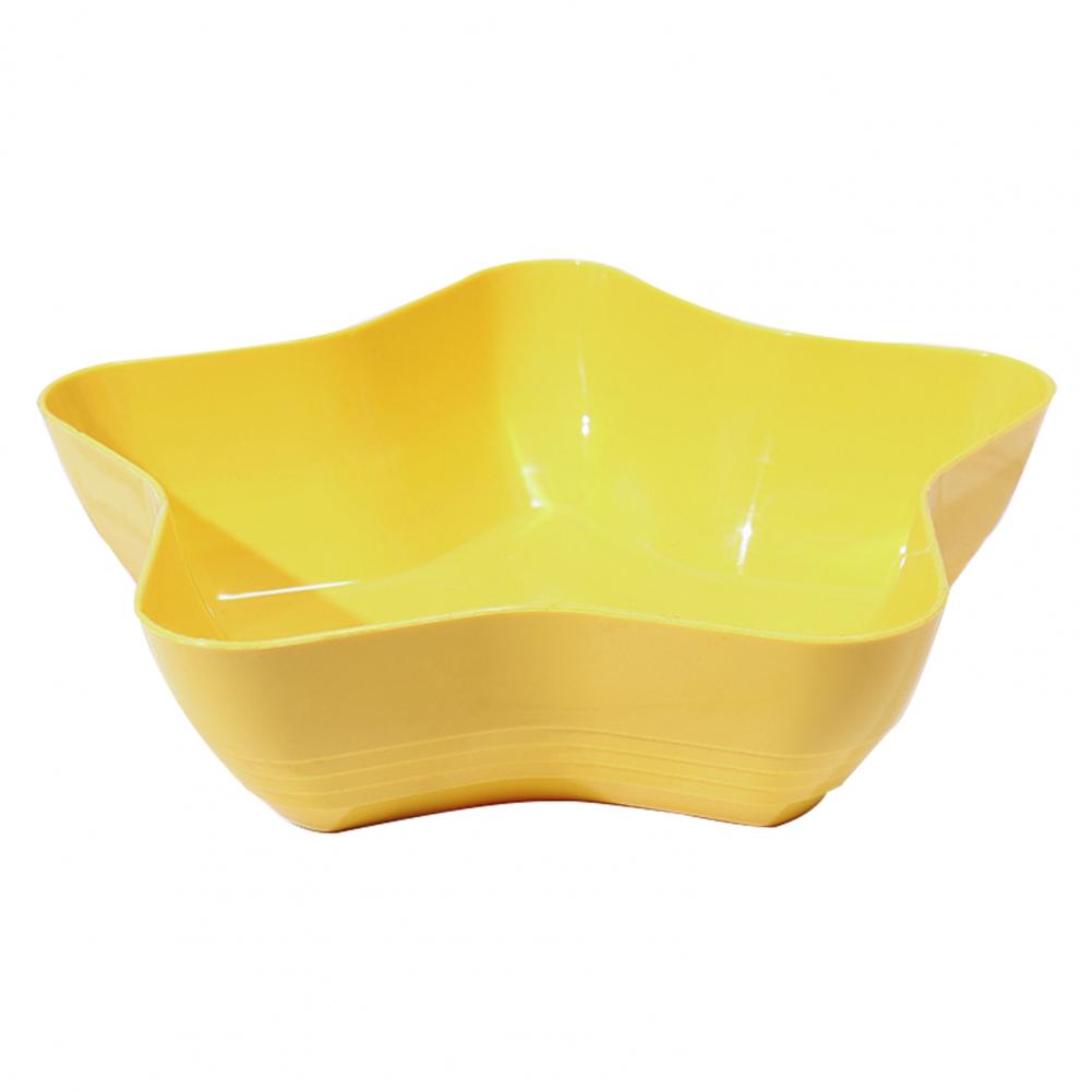 Star Shape Plate Food Grade Plastic Snack Fruit Nut Food Serving Tray Bowl Dish Holder Bone Dish Dining Table Kitchen Supplies