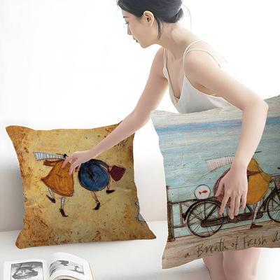 S-Sam Toft 45*45cm Cushion Cover Pillow Cover Decor Pillowcase Home Pillowcase For Couch Pillow
