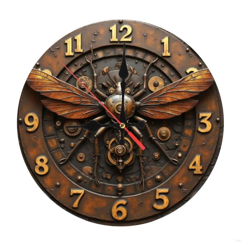 Unique Acrylic Wall Clock Quiet Operations Contemporary Art Decors For Home Enhancement J0MC
