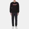Evisu Letter Logo Cartoon Pattern Printed Pullover Round Neck Sweatshirt Unisex sweatshirt Black 2ESMOM2SW450XXCT