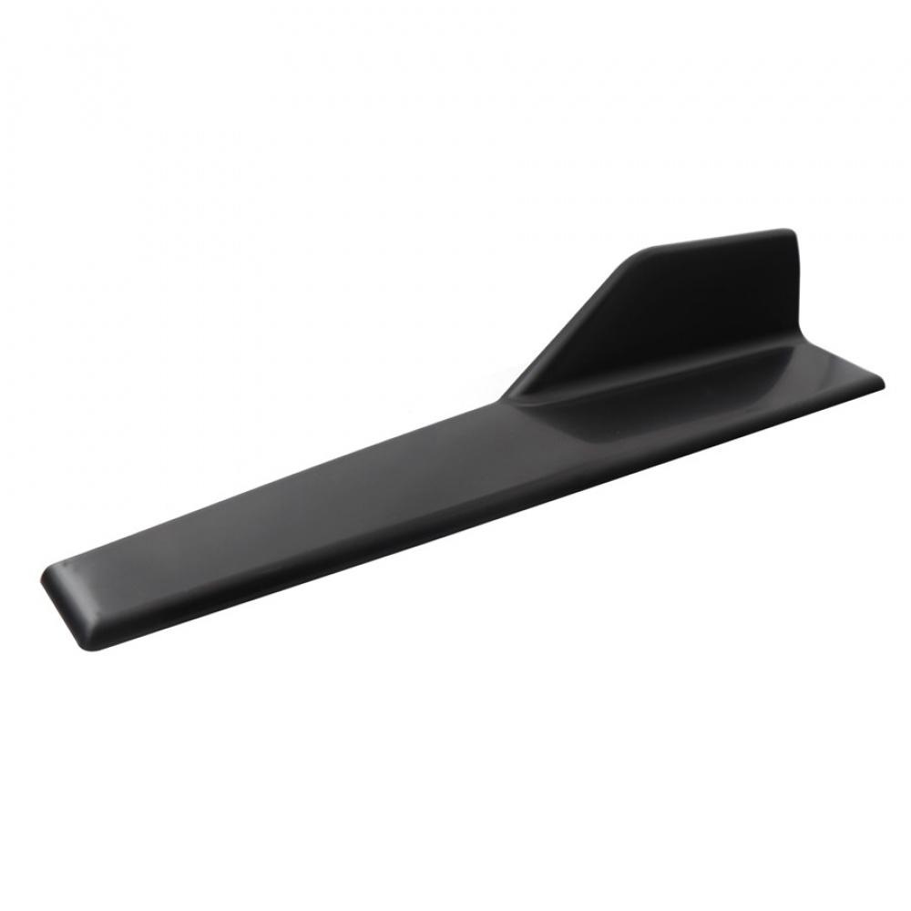 One Pair Car Side Skirt Spoiler Rocker Splitter Wing Anti-Scratch Matt Black