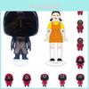 Stunning Squid Game Red Guard Worker Staff Acrylic Stand For Home Decor