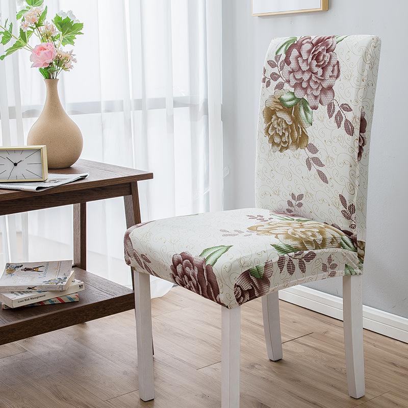 

Высокоэластичный бытовой чехол на стул Цельный чехол на стул для обеденного стола Ткань чехла на стул Четыре сезона Universal