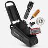 West Biking 7,0 Zoll Fahrrad-Telefon-Touchscreen-Tasche, reflektierende Oberrohrtasche aus Eva-Hartschale, wasserabweisende Vorderrahmentaschen