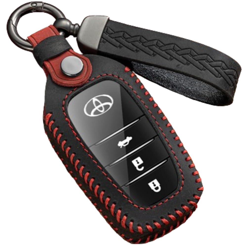 

Mellbo Ключ Натуральная Кожа Смарт Ключ Toyota Новый Новый Новый Land Yaris Черный Чехол, Кожаный, Мужской Чехол, Harrier, Noah, Voxy, Prius, Hilux, Cruiser, Yaris, Cross, чёрный