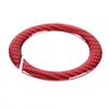 Red Soft Carbon Steering Wheel Emblem Ring Trim For BMW 5 Series G60 i5 2024+
