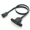 Adaptador de Plugue de Extensão Micro USB 2.0 5 Pinos Macho para Fêmea M para F 5CM-50CM Plugue Longo Plugue Plugue Ângulo Reto/Esquerdo 90°