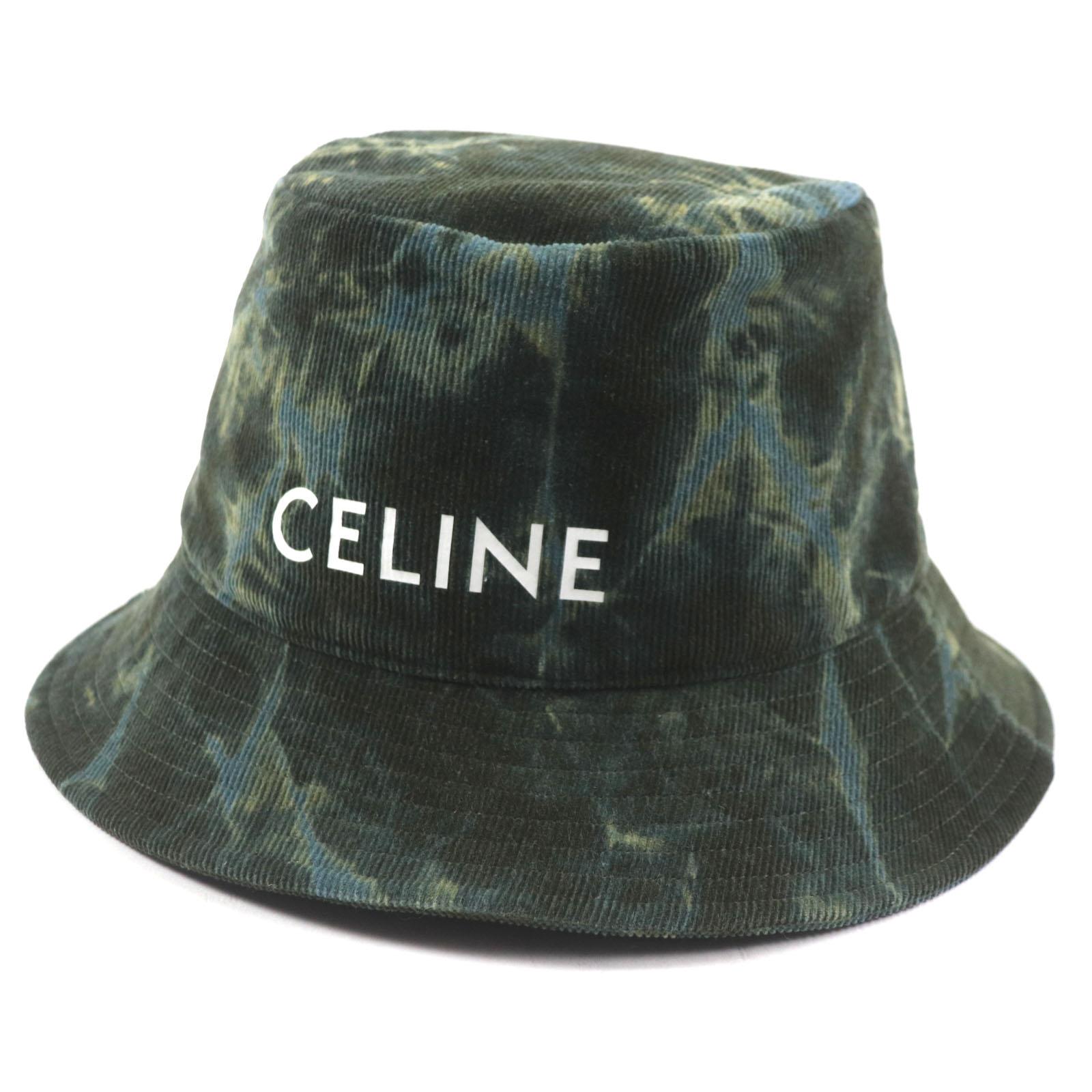 

CELINE hat Corduroy Logo Design All-over Pattern Camo Tie-dye mens L 2AU5B214Q Used