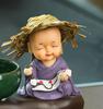 Zen Little Monk Ornaments: Cute Novice Tea Table Decor for Desk or Office