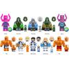 (10PCS Fantastic Four - A) 45PCS Fantastic Four Human Torch Stone Man Minifigures Building Blocks Kid Toys