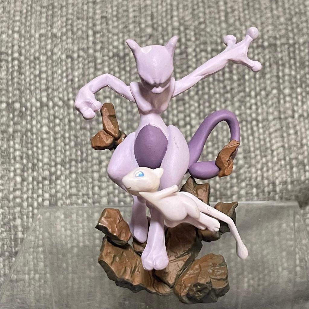 [USED] Let's Go Pikachu Eevee GEO Bonus Mew & Mewtwo Figure