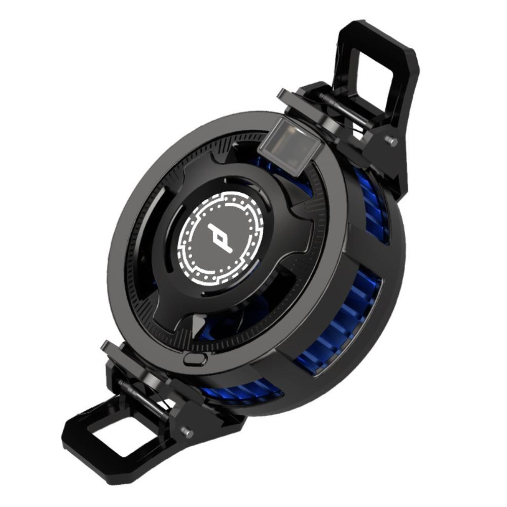 

ABS Магнитный Кулер для Телефона RGB Полупроводниковый Охлаждающий Вентилятор E-sports Прямая Трансляция чёрный