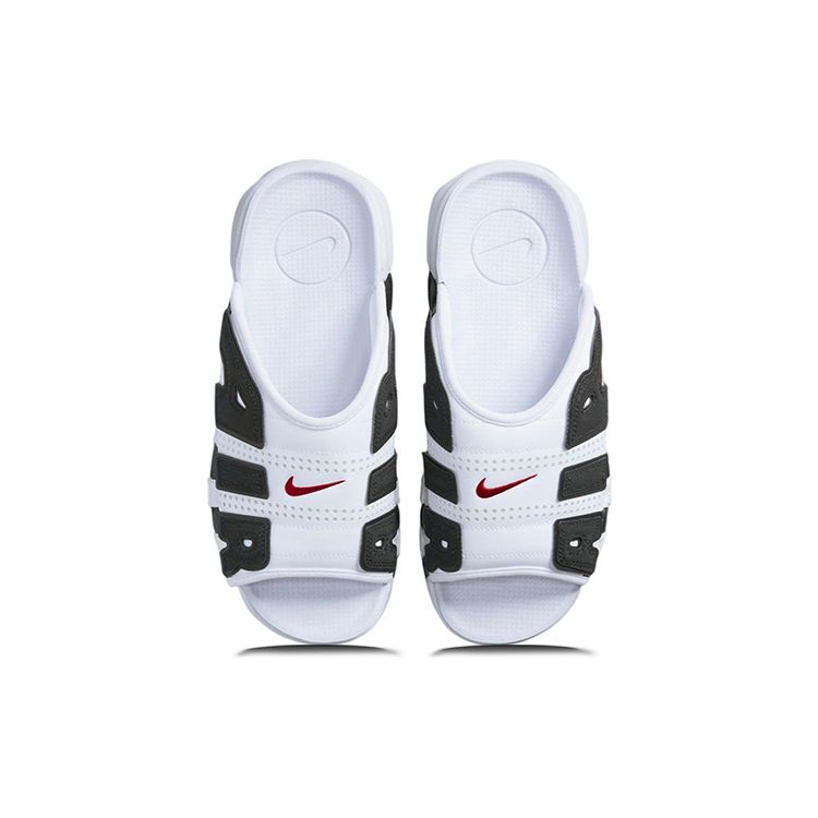 Nike Air More Uptempo Slide White Black Red Men Sneakers FB7815-100