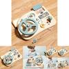 Wooden Busy Board Steering Wheel Toy For Kid Learning And Development