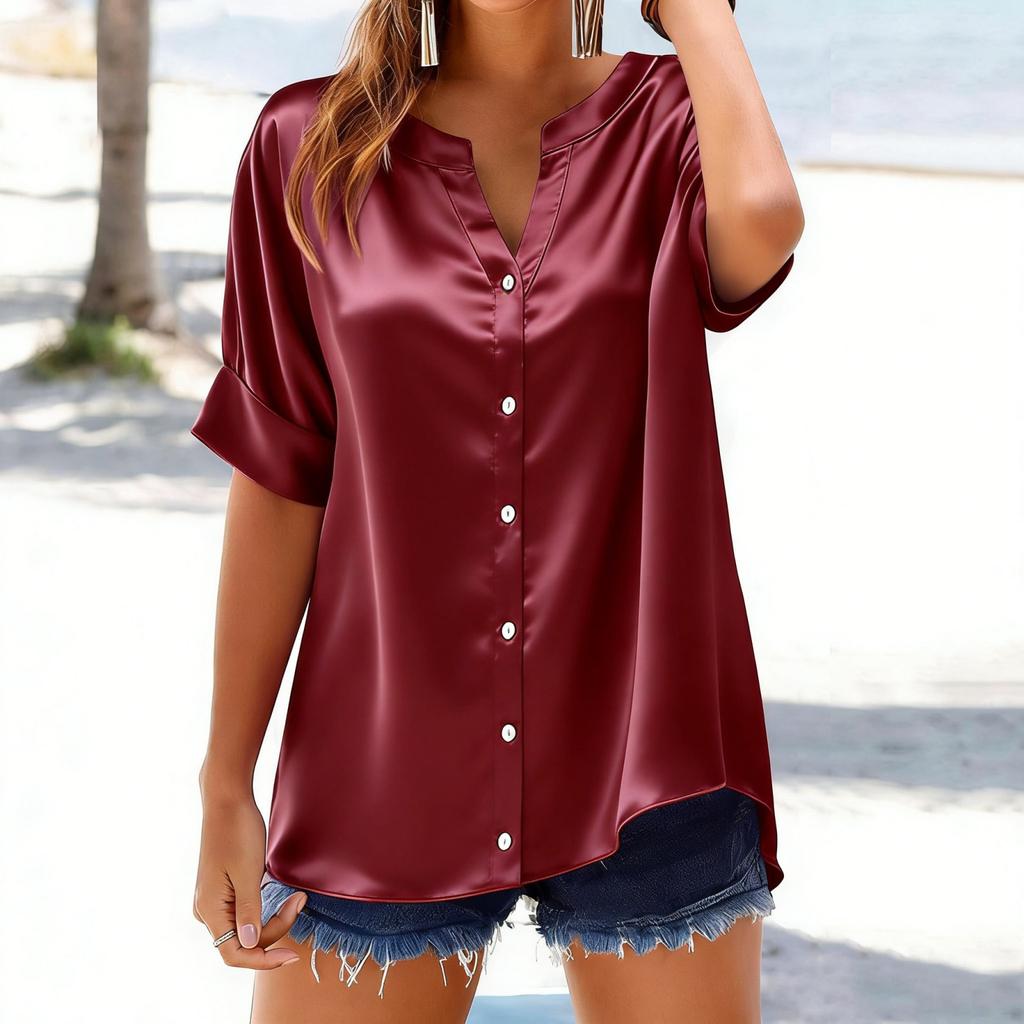 Blusa Casual alla Moda da Donna -colorata