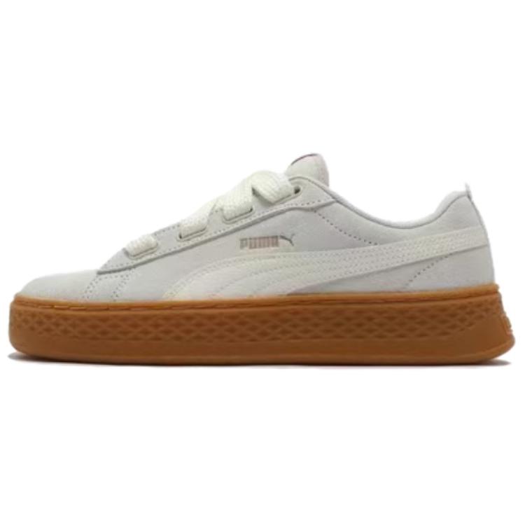 Puma Smash Platform Widelace Casual Low-Top Sneakers Women sneakers Off-White 404158-01