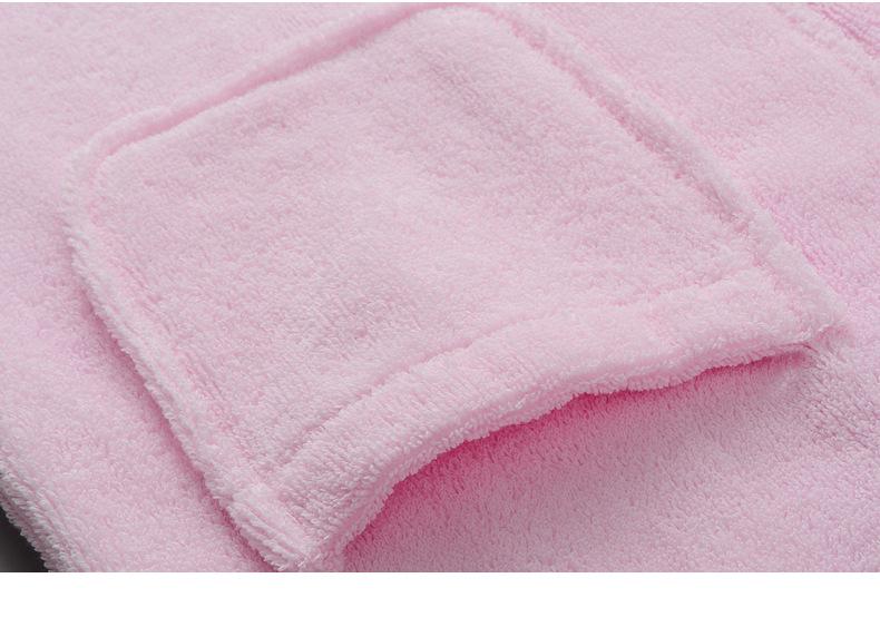 Children's Warm Cotton Cartoon Hooded Bathrobe - Absorbent Towel Material for Boys & Girls, Ideal for Autumn/Winter Swimming or Sleepwear.