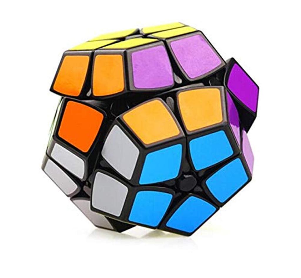 Megaminx Magic Cube, 3D Puzzle, Educational Toy for Kids, Time Killer, Travel Toy, Brain Teaser for Kids (2x2x2)