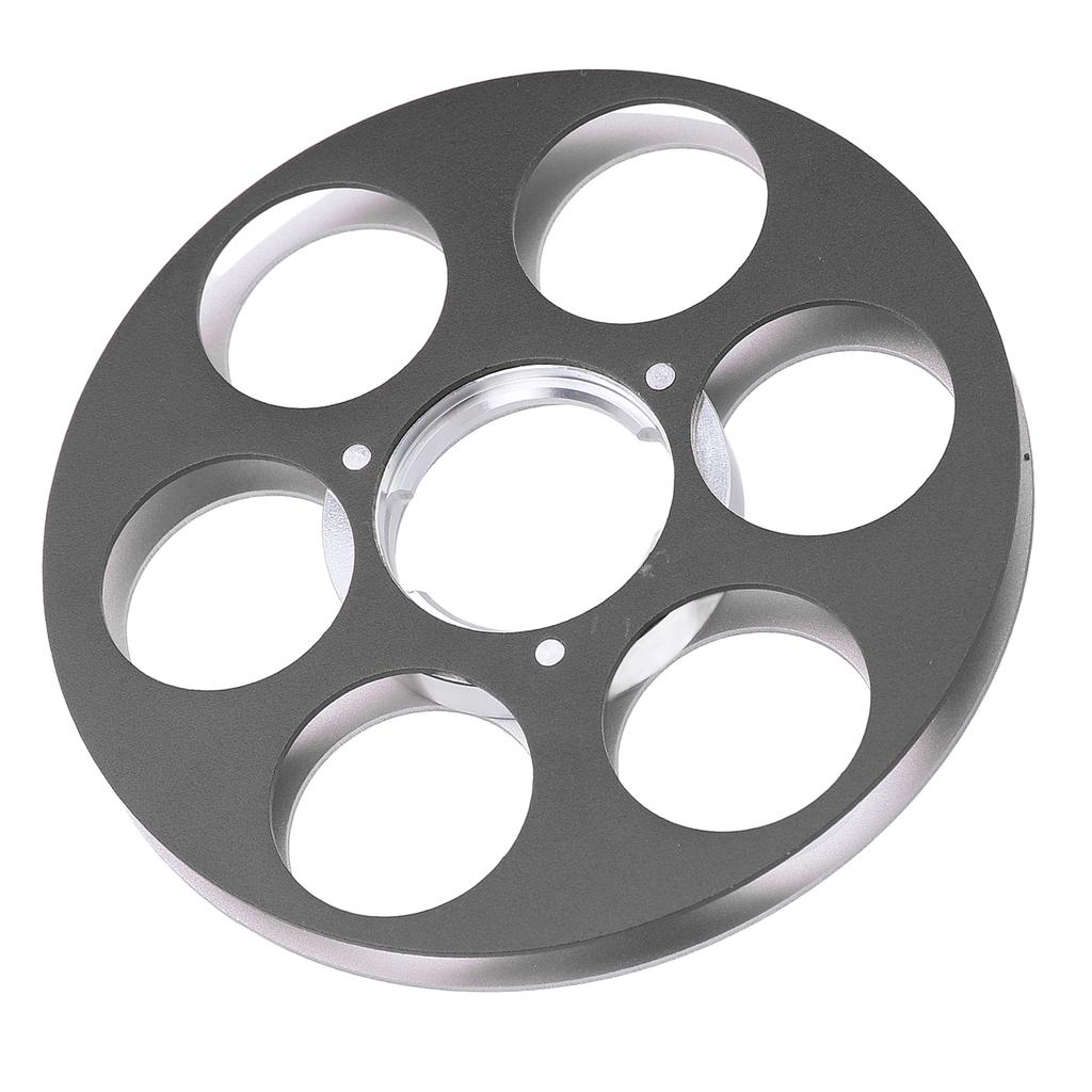 Empty Tape Reel Sound Recording 6 Hole Aluminum Alloy for NAGRA Miniature Tape Recorder Blue