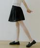 Riorg Woi Semi Pleats Mini Skirt Black