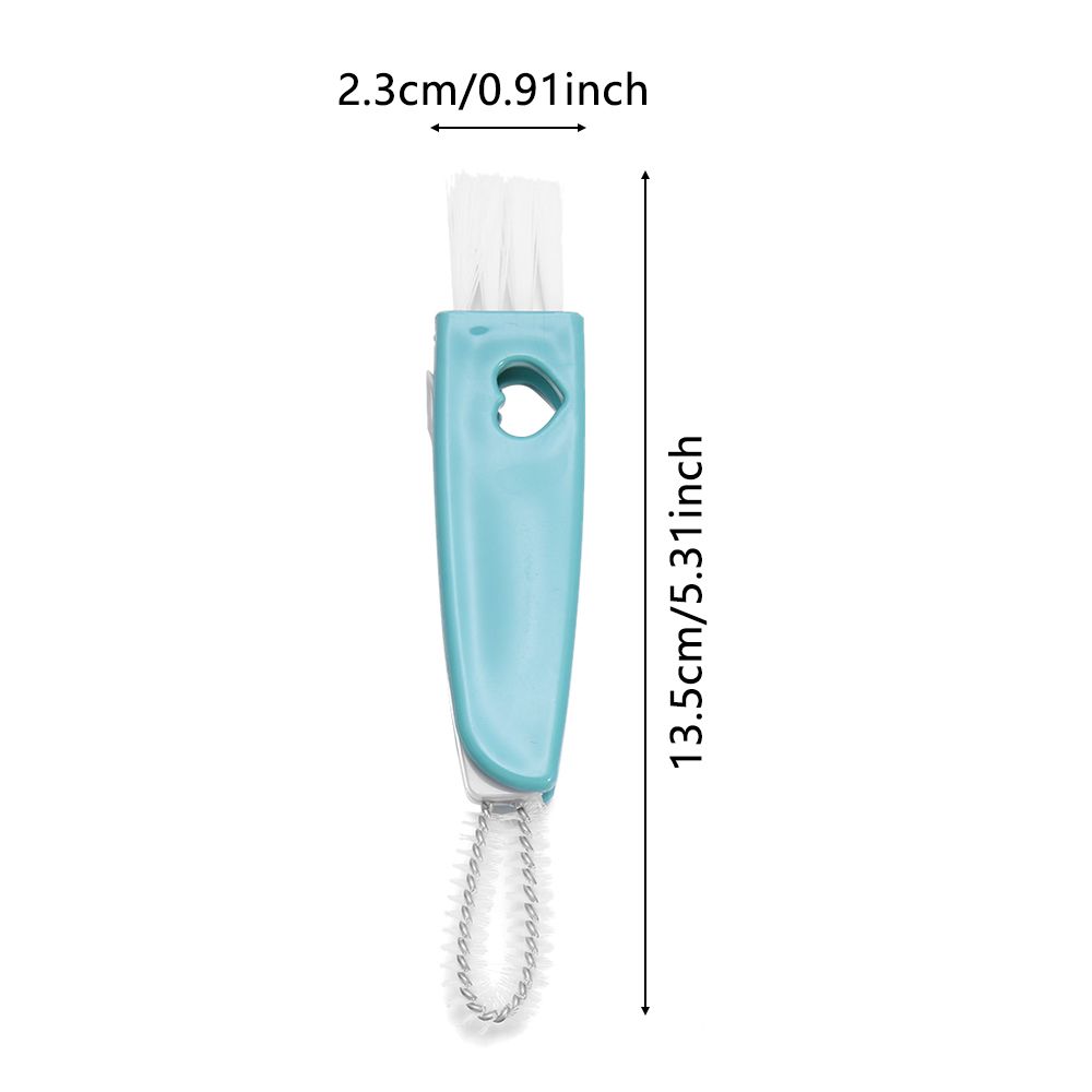 Multifunctional Groove Gap Clean Bottle Cap Cleaning Tool Cup Cover Brush Milk Bottle Lid Cleaner