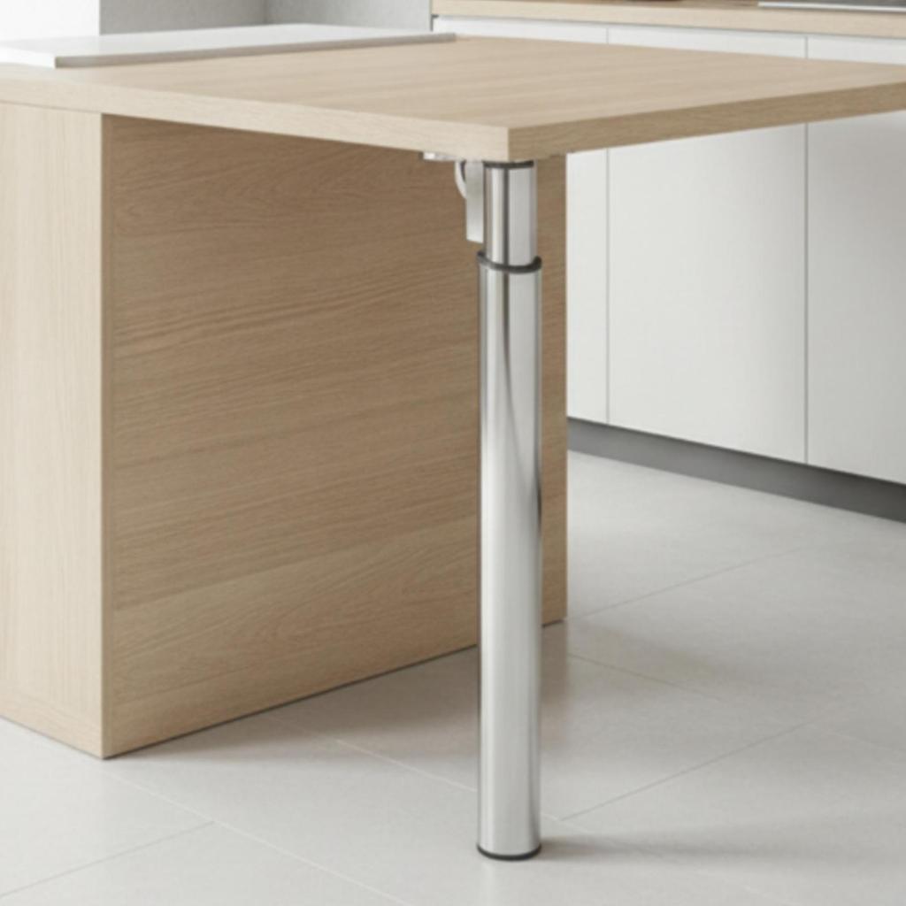 Adjustable Table Leg Long-Lasting Metal Legs Portable for Woodworkers