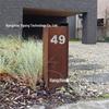 15CM 3D Stainless Steel Outdoor House Number - 6 Inch