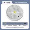 Round Movable Flower Pot Tray with Hidden Wheels and Breathable Bottom for Silent Plant Care