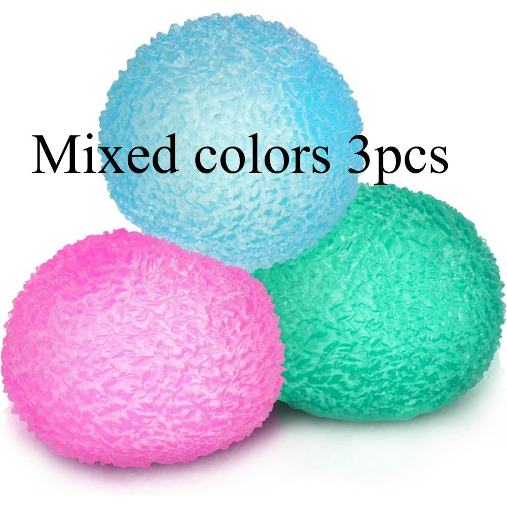 Soft Stress Ball Squishy Toys for Adults Kids, Sensory Fidget Toys for Anxiety Relief, ADHD Autism, Wave Texture Squeeze Ball