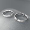 Modian 925 Sterling Silber Cassic Frosted Trendy Lovers Paar Ring für Frauen Statement Hochzeit Verlobung Edlen Schmuck Geschenke