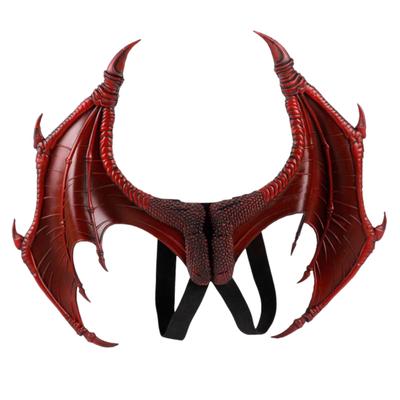 Cosplay Dragon Wings Halloween Decoration with Elastic Straps Easy-to-Wear Dragon Costume Wings