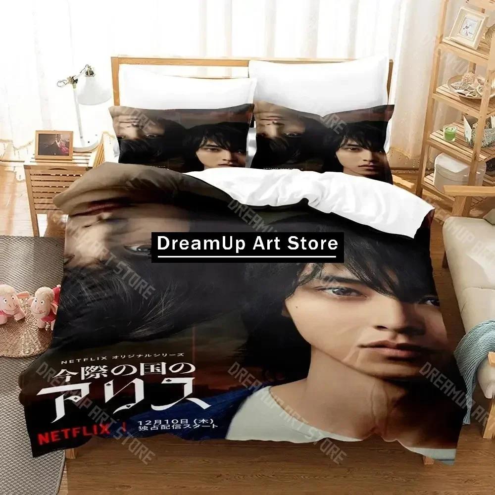 3D Print Alice in Borderland Season 2 Bedding Set Single Twin Full Queen King Size Bed Set Aldult Kid Bedroom Duvetcover Sets
