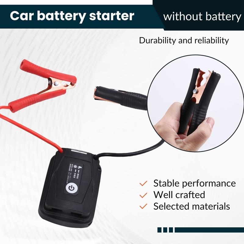 Car Jump Starters Adapter With 2 USB Port And Led Light Jump Starting Adapter For Makita 18V Battery