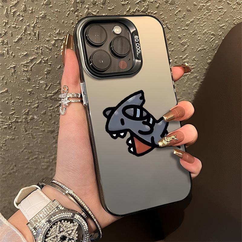 Shark phone case for iPhone 15, Pokémon iPhone 14 Pro Max, Frogger, Charizard 13, and Mi 12.