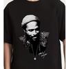 Vintage Style Graphic Tshirt Comfortable Crew Neck Tee Short Sleeves For Everyday Use Drop Shoulder Short Sleeves Ideal Cozy