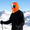 Waterproof Fleece Lined Hood Fleece Breathable Warm Headwear With Adjustable Drawstring Motorcycle Face Cover For Cycling Dust