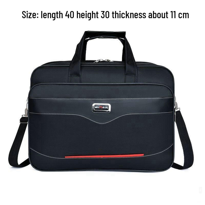 Men's 20" Oversized Waterproof Oxford Messenger Bag - Durable Business & Travel Briefcase