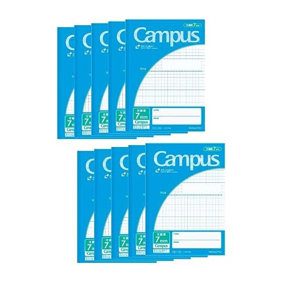 KOKUYO Note Campus Note B5 7 мм сетка в линейку 30 листов 10 книг набор No-30S7BX10