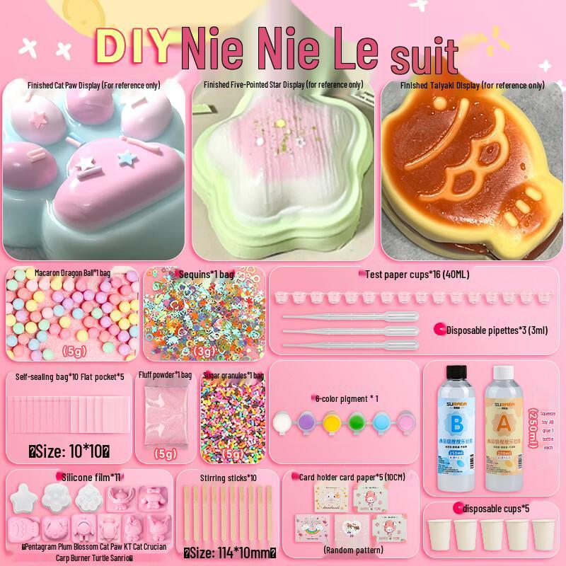 Surada DIY Cat Paw Squeeze Toy Craft Kit