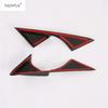 Car Inner Window Front Pillar A Triangle Panel Decoration Cover Trim For Mazda 6  - 2024 Carbon Fiber Accessories Interior
